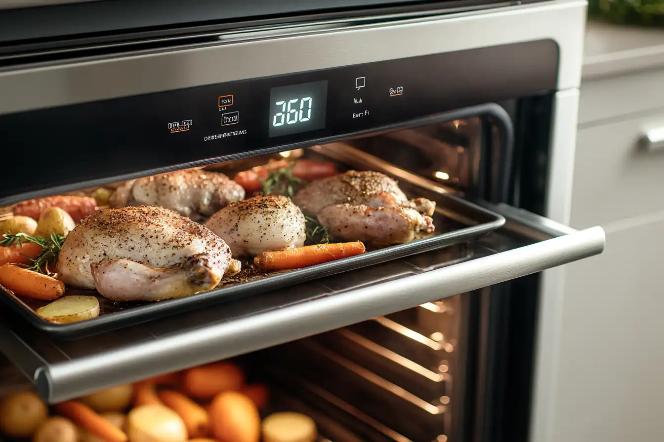 Cook chicken at 350 degrees